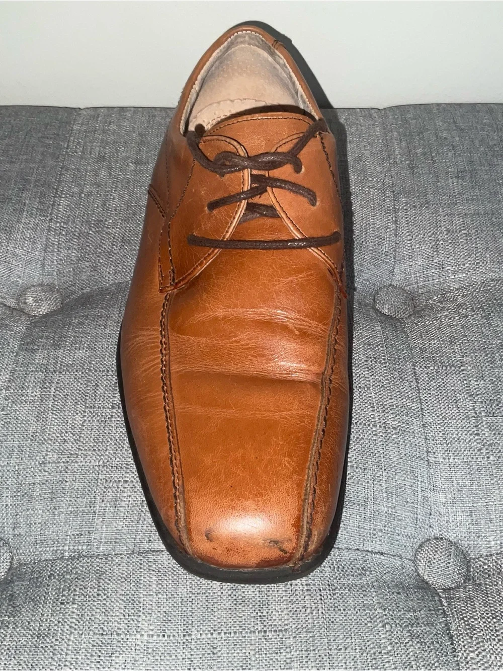Florsheim Dress Shoes for Boys in Cognac color and SZ 3